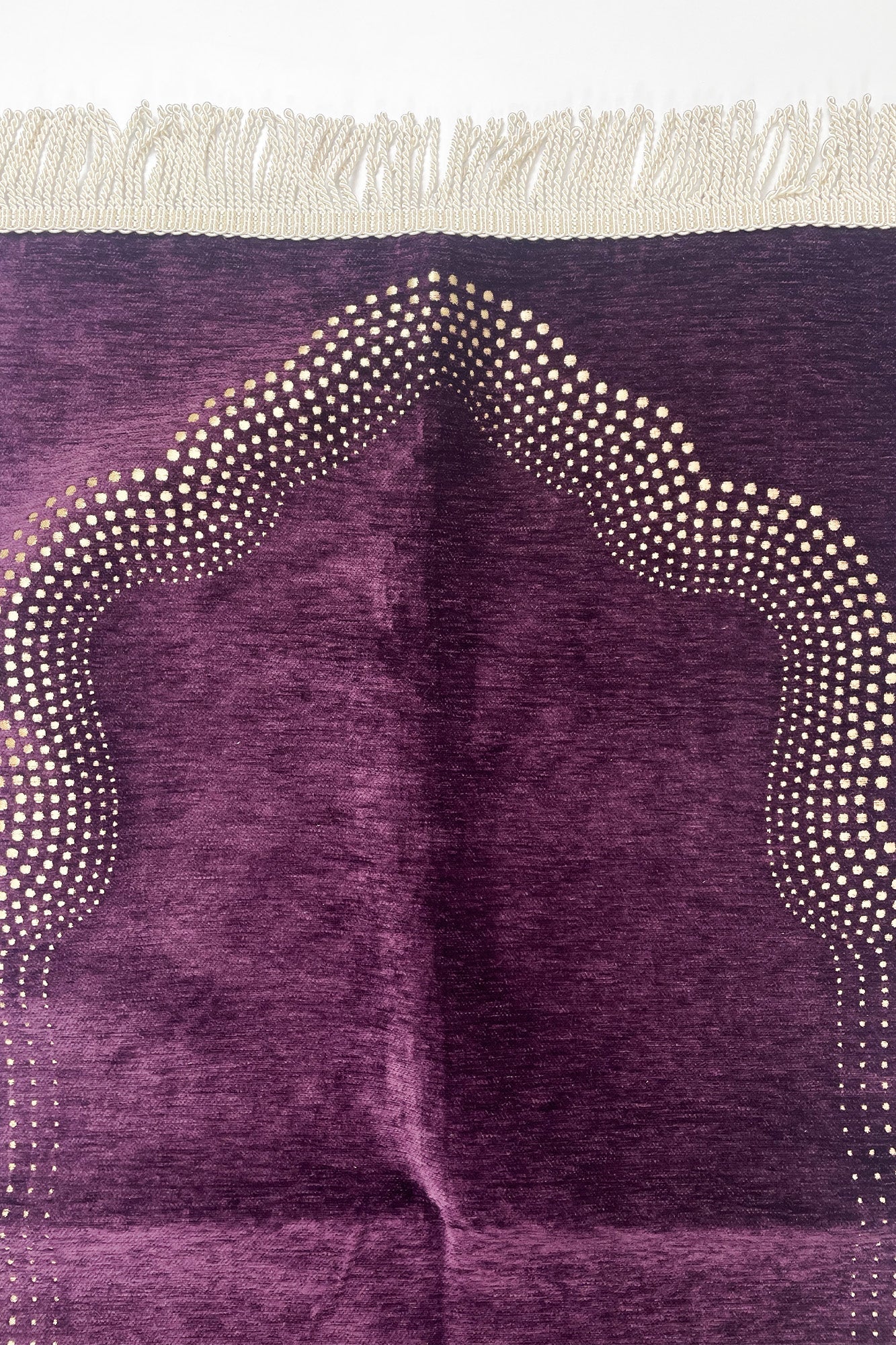 Purple Prayer Mat With Geometric Designs-almanaar Islamic Store