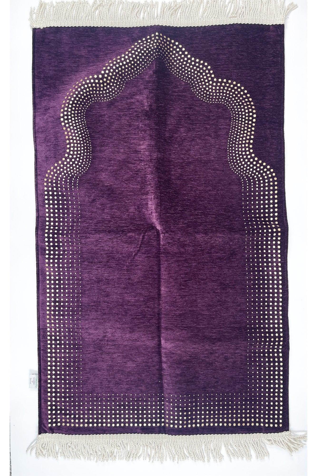 Purple Prayer Mat With Geometric Designs-almanaar Islamic Store