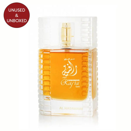 Rafia Gold Eau De Parfum 100ml Al Haramain Unboxed - almanaar Islamic Store