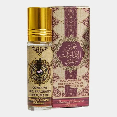 Shams Al Emarat Khususi Perfume Oil 10ml Ard Al Zaafran-almanaar Islamic Store