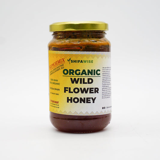 Shifawise 100% Pure Supermix Organic Wild Flower Honey-almanaar Islamic Store