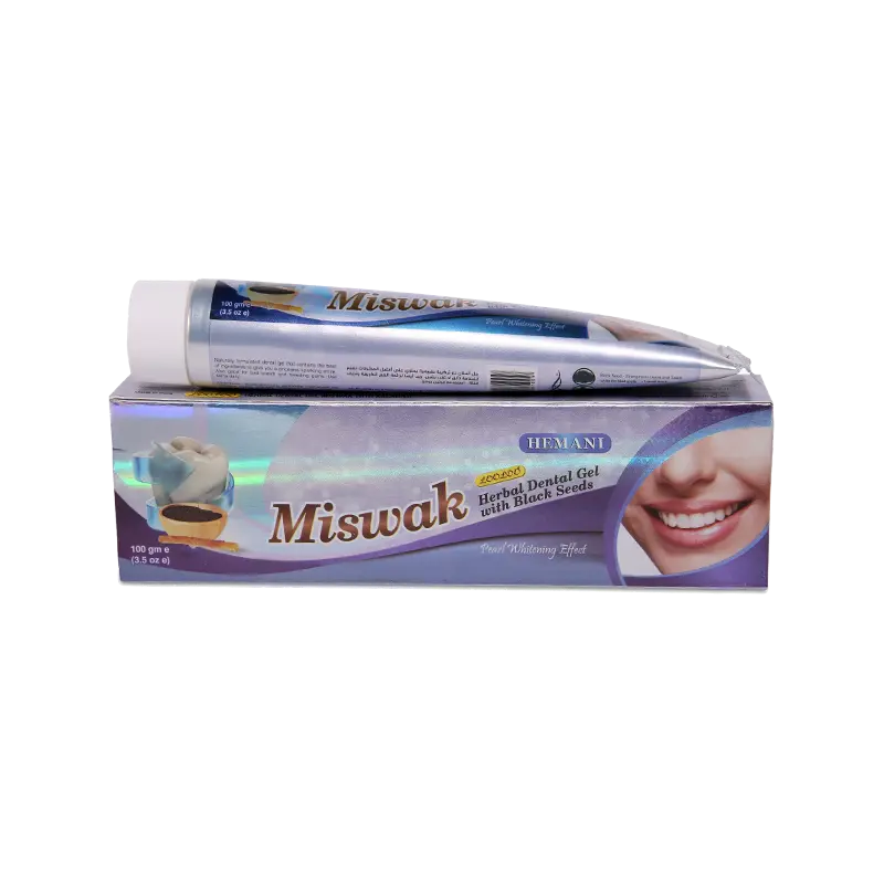 Hemani Meswak Toothpaste With Black Seed 100g - almanaar Islamic Store