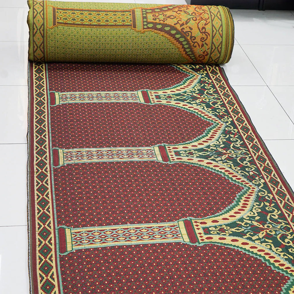 Thick Prayer Mat Fabric Roll-almanaar Islamic Store