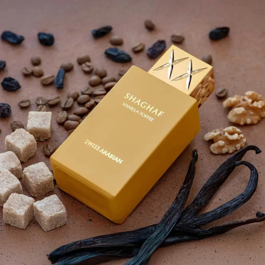 Shaghaf Vanilla Toffee Eau De Parfum 75ml by Swiss Arabian - almanaar Islamic Store