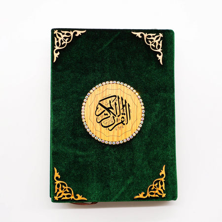 Uthmani Script Velvet Cover Quran- A5 Gift Quran-almanaar Islamic Store