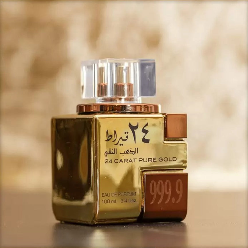24 Carat Pure Gold Eau de Parfum 100ml Lattafa-almanaar Islamic Store