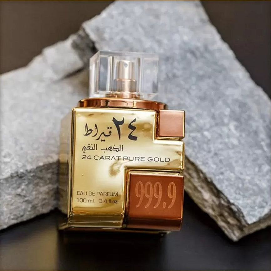 24 Carat Pure Gold Eau de Parfum 100ml Lattafa-almanaar Islamic Store