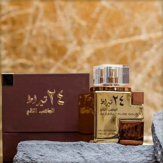 24 Carat Pure Gold Eau de Parfum 100ml Lattafa-almanaar Islamic Store