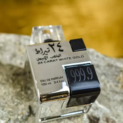 24 Carat White Gold Eau de Parfum 100ml Lattafa-almanaar Islamic Store