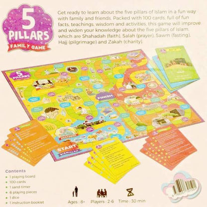 5 Pillars Family Game- NEW-almanaar Islamic Store