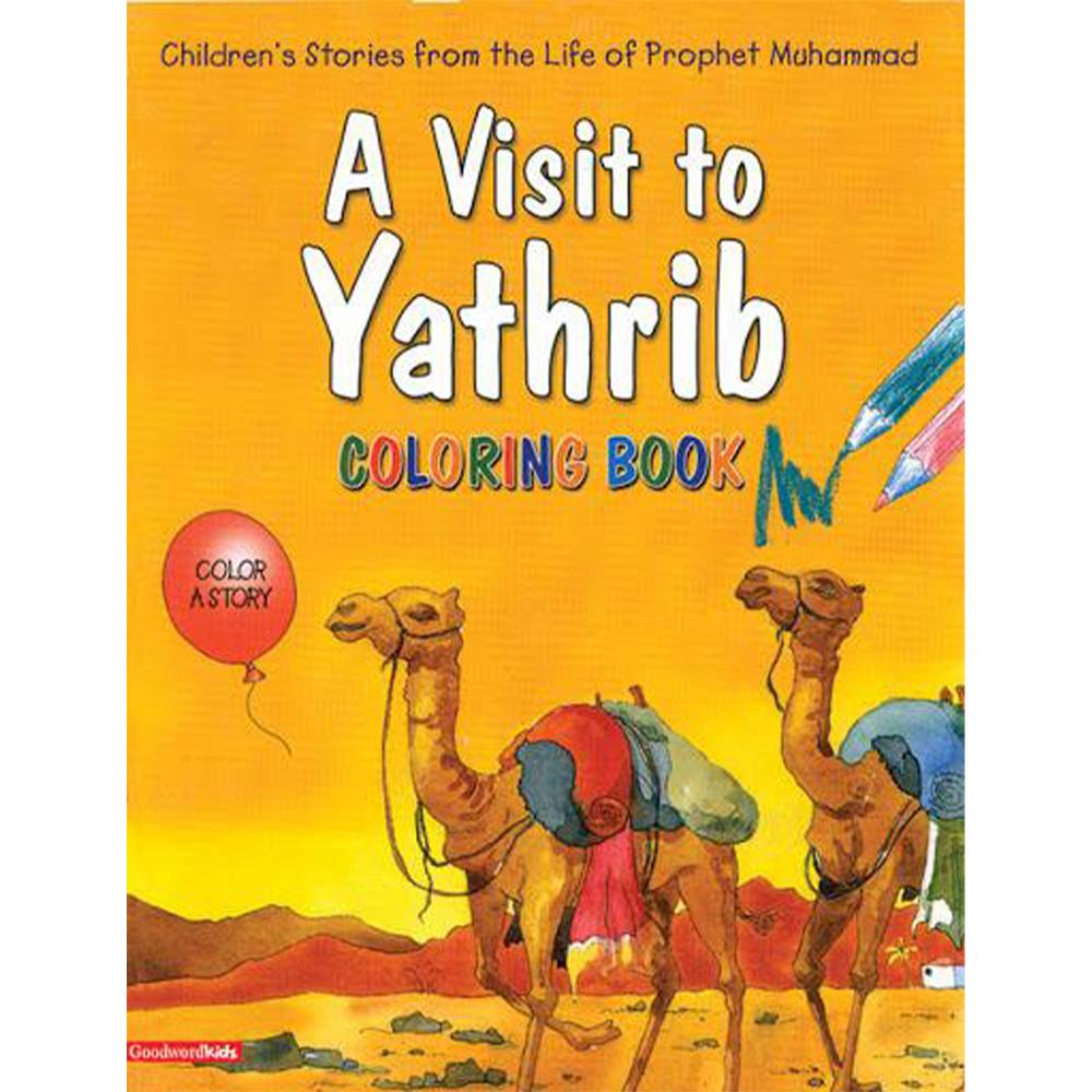 A Visit to Yathrib (Colouring Book)-almanaar Islamic Store