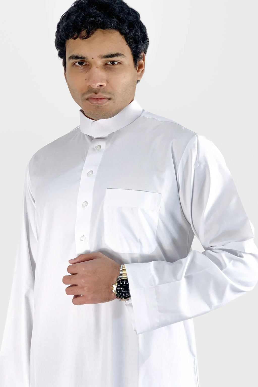 Al Aseel Premium Saudi Thobe With Collar-almanaar Islamic Store