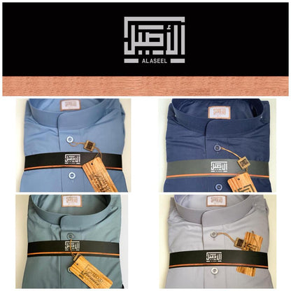 Al Aseel Premium Saudi Thobe With Collar-almanaar Islamic Store