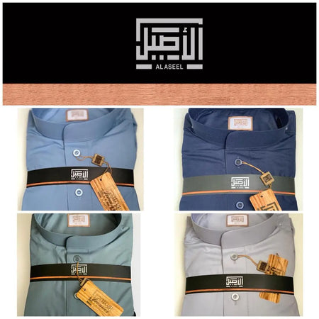 Al Aseel Premium Saudi Thobe With Collar-almanaar Islamic Store