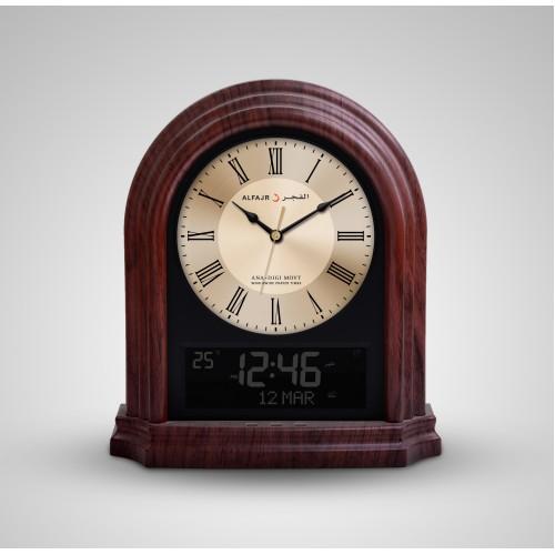 Al-Fajr Azan Table Clock, Original High Quality 2 years guarantee-almanaar Islamic Store