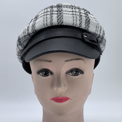 AOKING Winter Women's Hat Leather Cap Fashion-almanaar Islamic Store