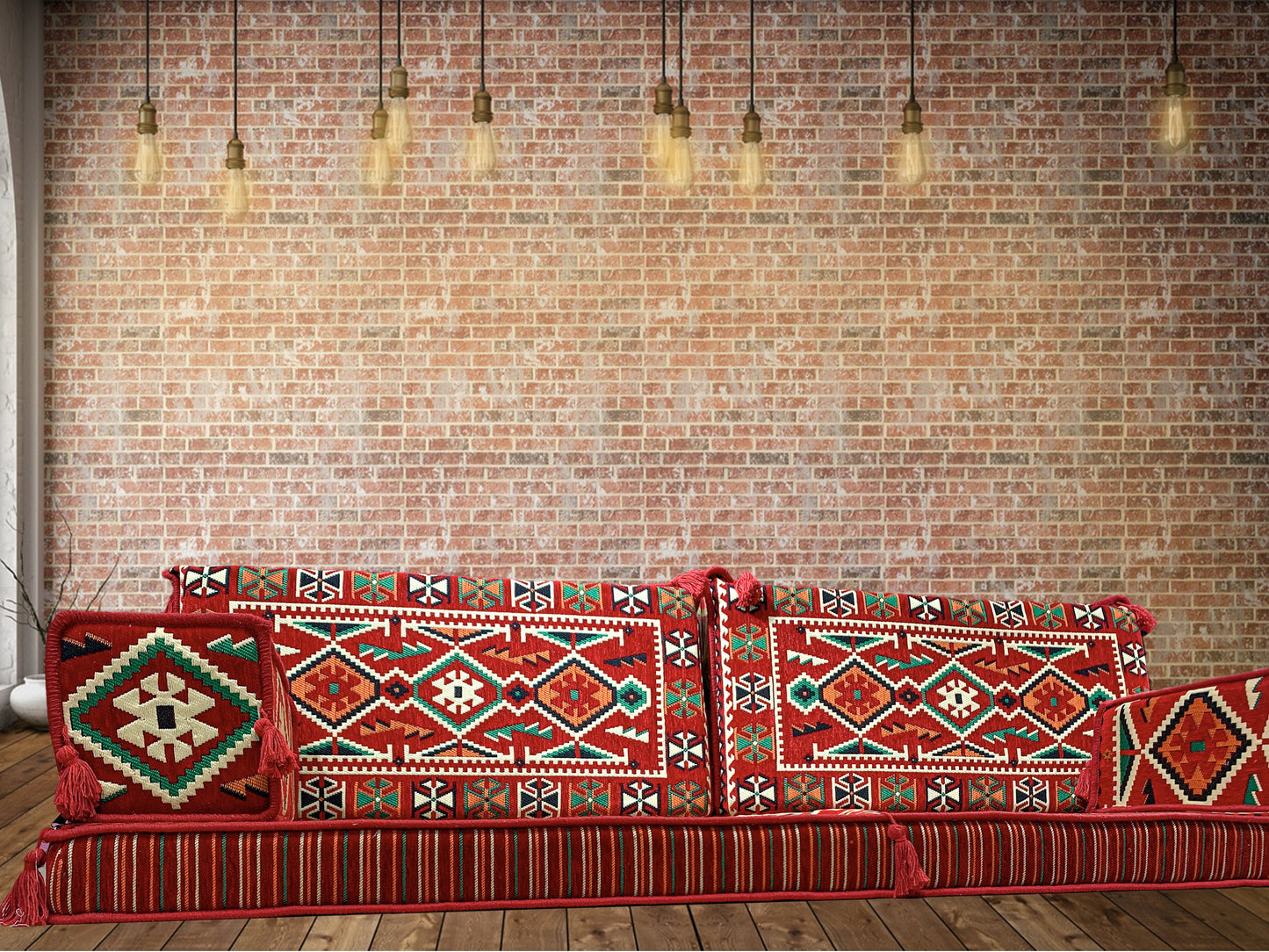 Arabic Majlis Sofa (Bed 10cm) Ottoman Floor Seating-almanaar Islamic Store