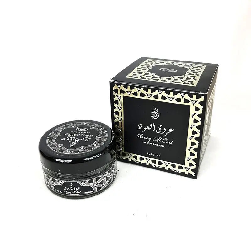 Arooq Al Oud Bakhoor  30g By Al Rehab-almanaar Islamic Store