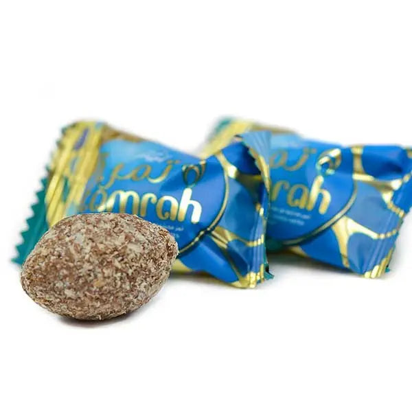 Assorted Chocolate Almond Tamrah Dates 600g-almanaar Islamic Store