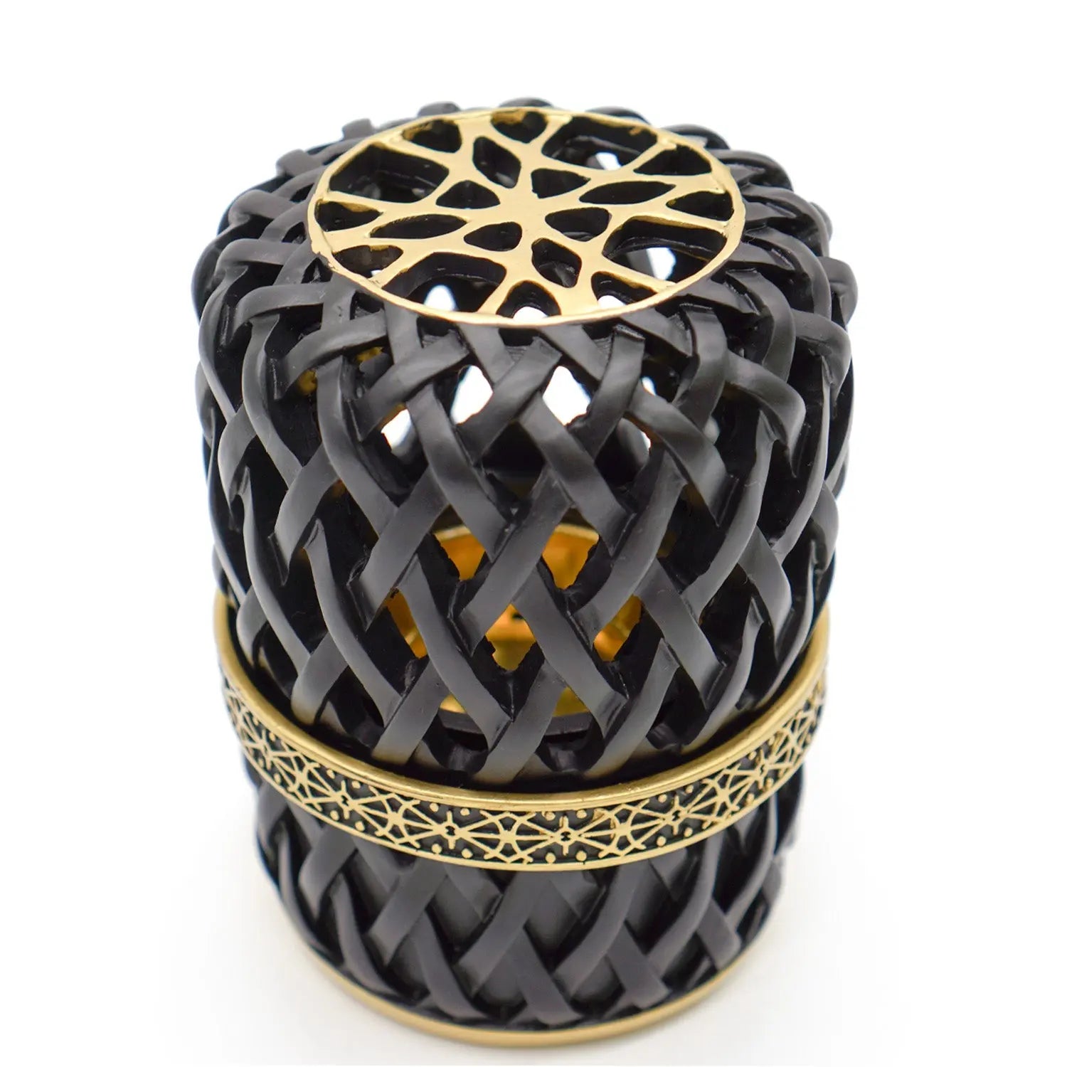 Bakhoor Burner : Cylindrical Cage shape-almanaar Islamic Store