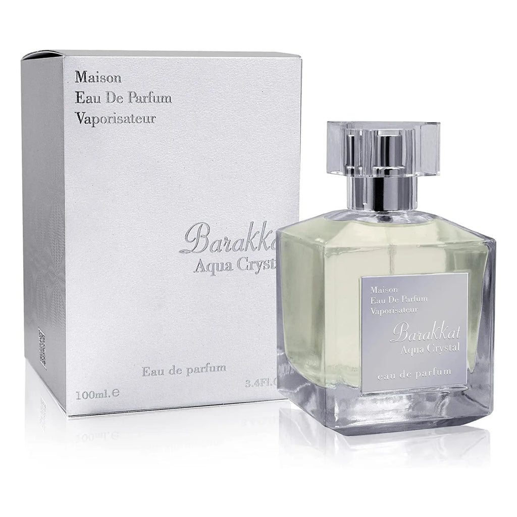 Barakkat Aqua Crystal Maison Eau de Parfum 100ml Fragrance World-almanaar Islamic Store