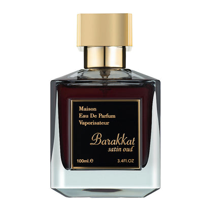 Barakkat Satin Oud Maison Eau de Parfum 100ml Fragrance World-almanaar Islamic Store