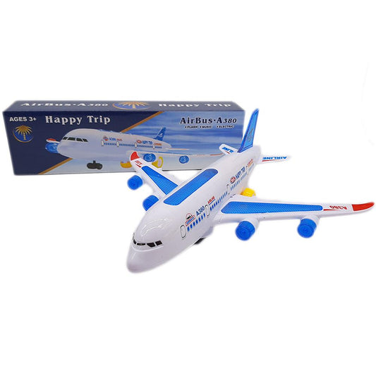 Battery Operated Plane With Labbaik Sound & Lights Kids Toys Interactive-almanaar Islamic Store