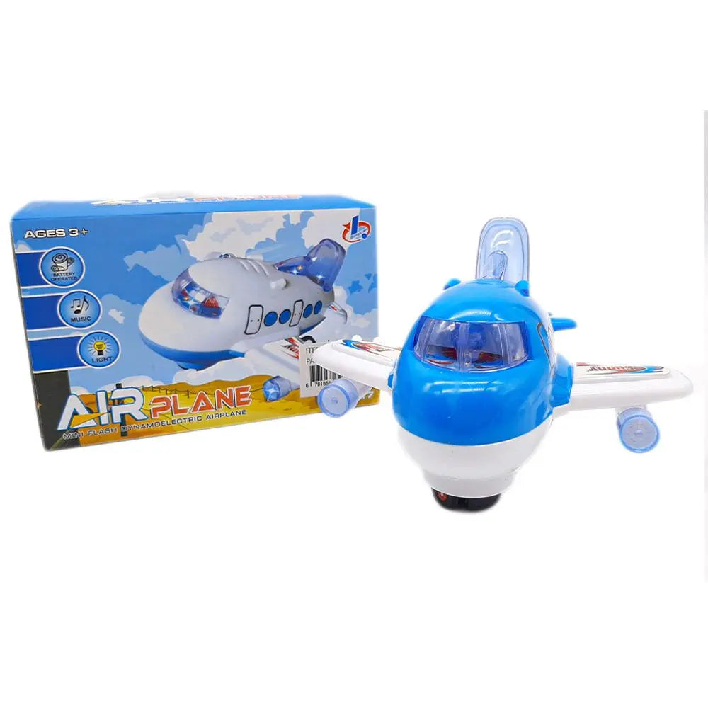 Battery Operated Small Plane With Labbaik Sound & Lights Kids Toys Interactive-almanaar Islamic Store