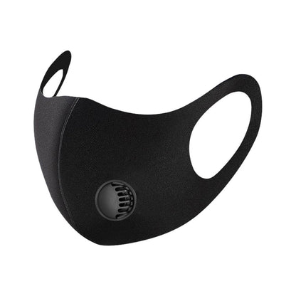 Black Face Mask With Air Filter-almanaar Islamic Store