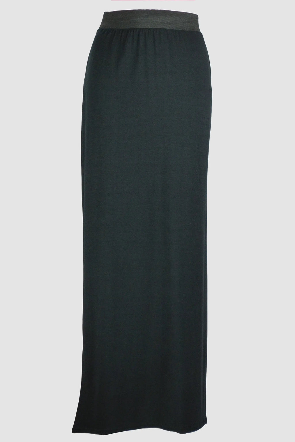 Black Jersey Straight Skirt-almanaar Islamic Store