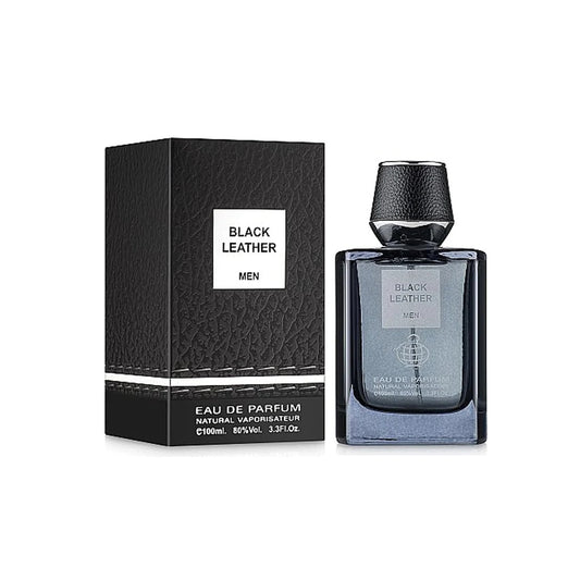 Black Leather Men Eau de Parfum 100ml Fragrance World-almanaar Islamic Store