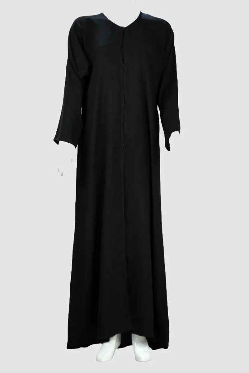 Burgundy Leafed Flared Abaya With Belt-almanaar Islamic Store