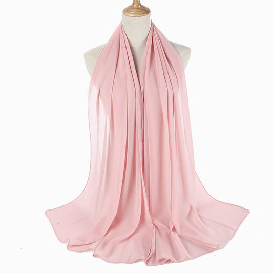 Chiffon Hijab - Baby Pink-almanaar Islamic Store