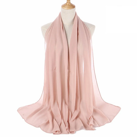 Chiffon Hijab - Light Nude-almanaar Islamic Store