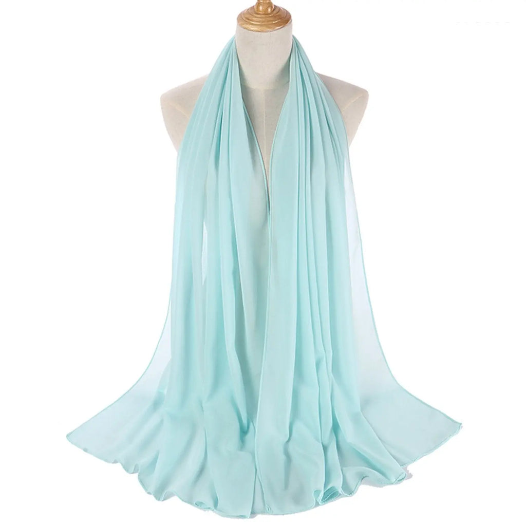 Chiffon Hijab - Mint-almanaar Islamic Store