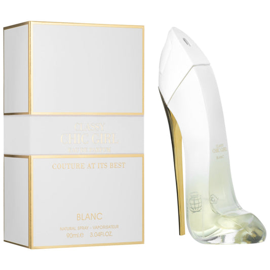 Classy Chic Girl Blanc Natural Spray Vaporisateur 90ml Fragrance World-almanaar Islamic Store