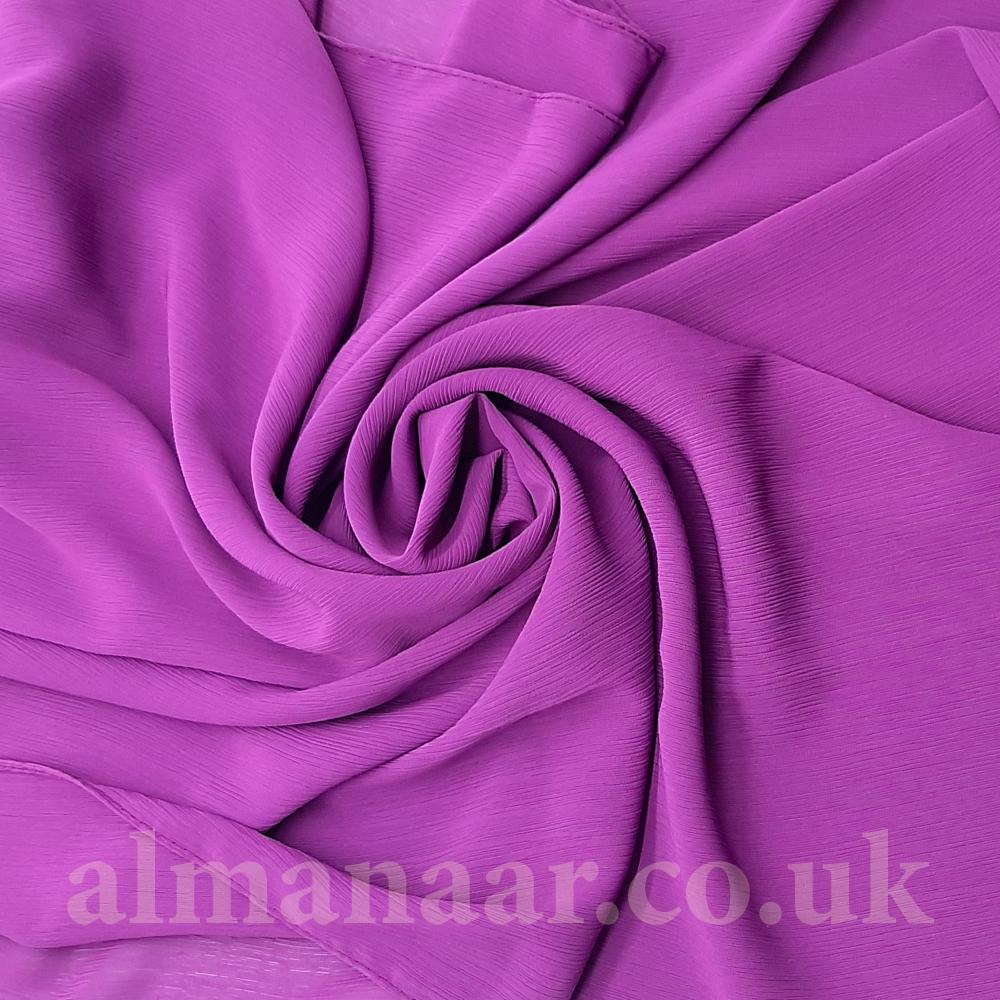 Crinkle Chiffon Hijab - Light Purple-almanaar Islamic Store