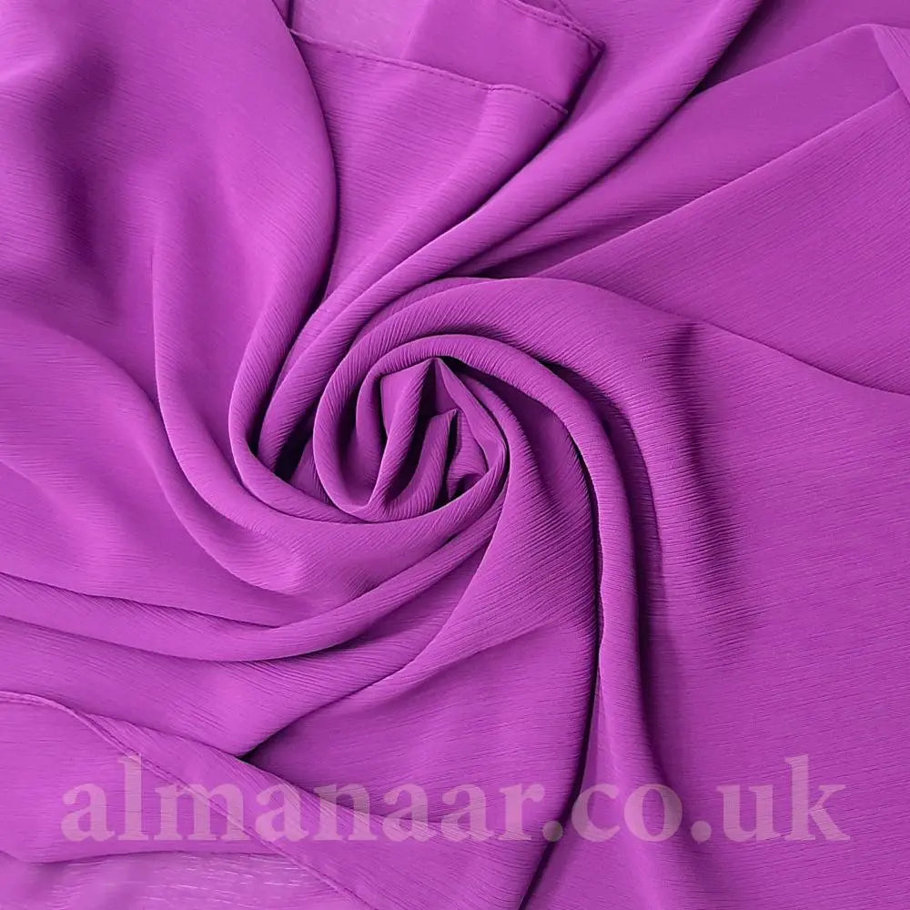 Crinkle Chiffon Hijab - Light Purple-almanaar Islamic Store