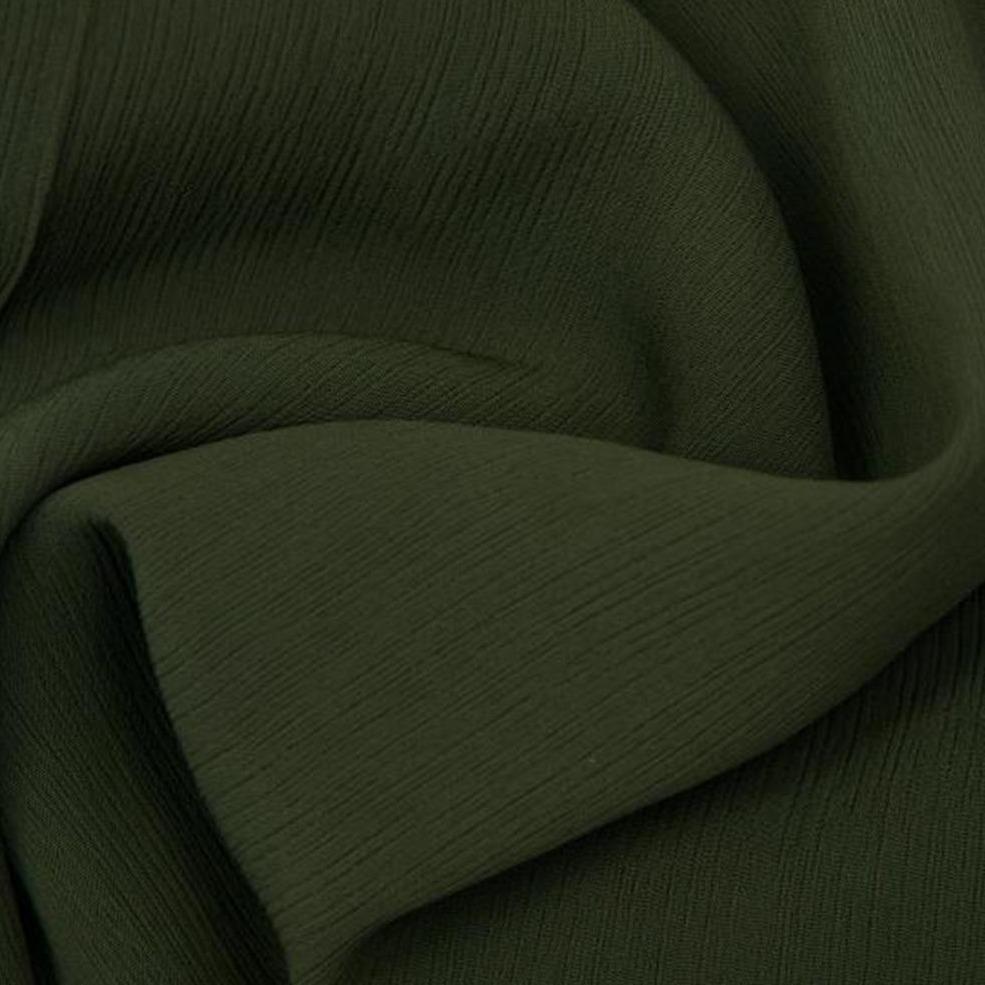 Crinkle Chiffon Hijab - Olive-almanaar Islamic Store