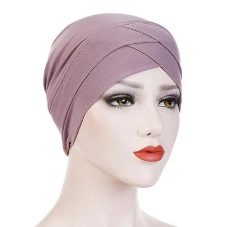 Criss-Cross Bonnet - Blush-almanaar Islamic Store