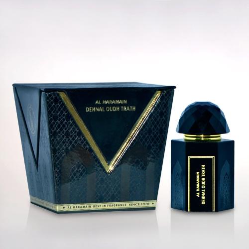 Dehnal Oudh Trath Concentrated Perfume Oil 3ml Free from Alcohol Al Haramain-almanaar Islamic Store