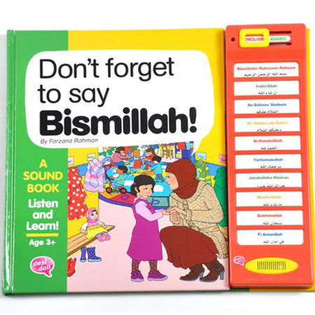 Don't Forget To Say Bismillah - Sound Book-almanaar Islamic Store