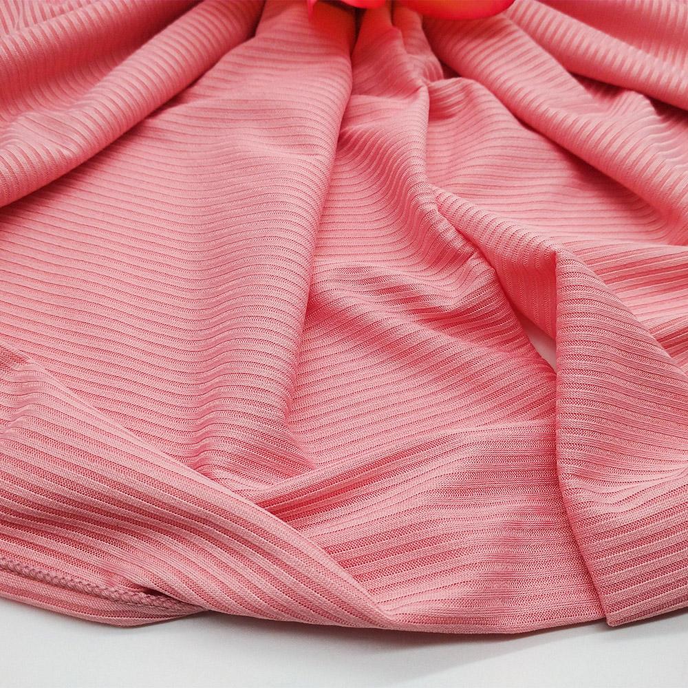 Dubai Premium Ribbed Jersey Hijab - Soft Pink-almanaar Islamic Store