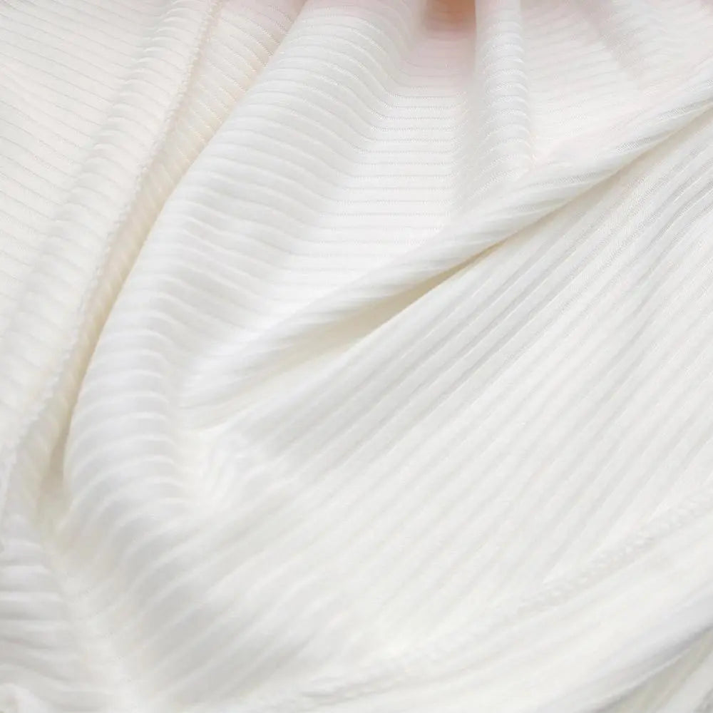 Dubai Premium Ribbed Jersey Hijab -White-almanaar Islamic Store