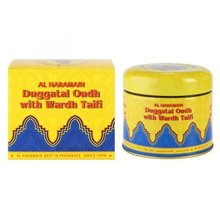 Duggatal Oudh with Wardh Taifi 50g Al Haramain-almanaar Islamic Store