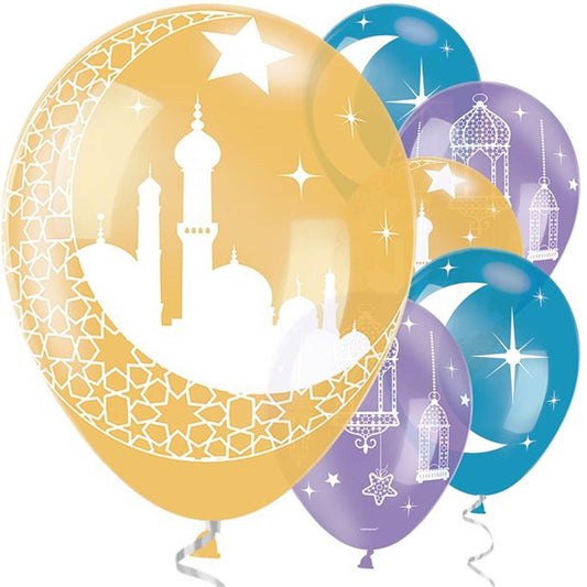 Eid Balloons - 11" Latex-almanaar Islamic Store