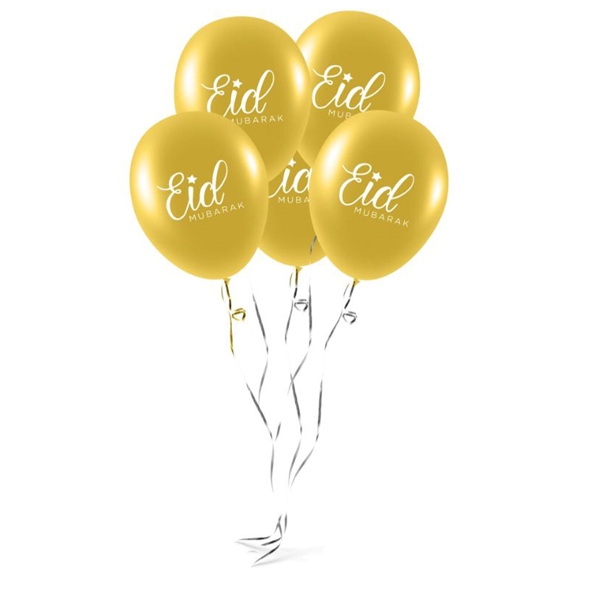 Eid Mubarak Balloons - Letters - Gold-almanaar Islamic Store