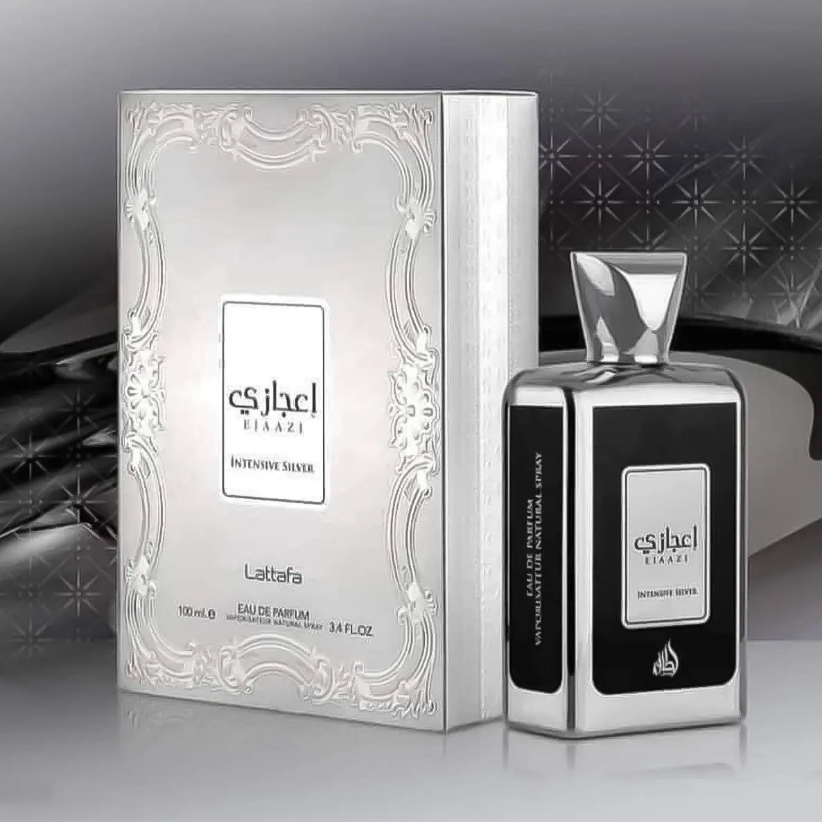 Ejaazi Intensive Silver Eau De Parfum 100ml Lattafa-almanaar Islamic Store