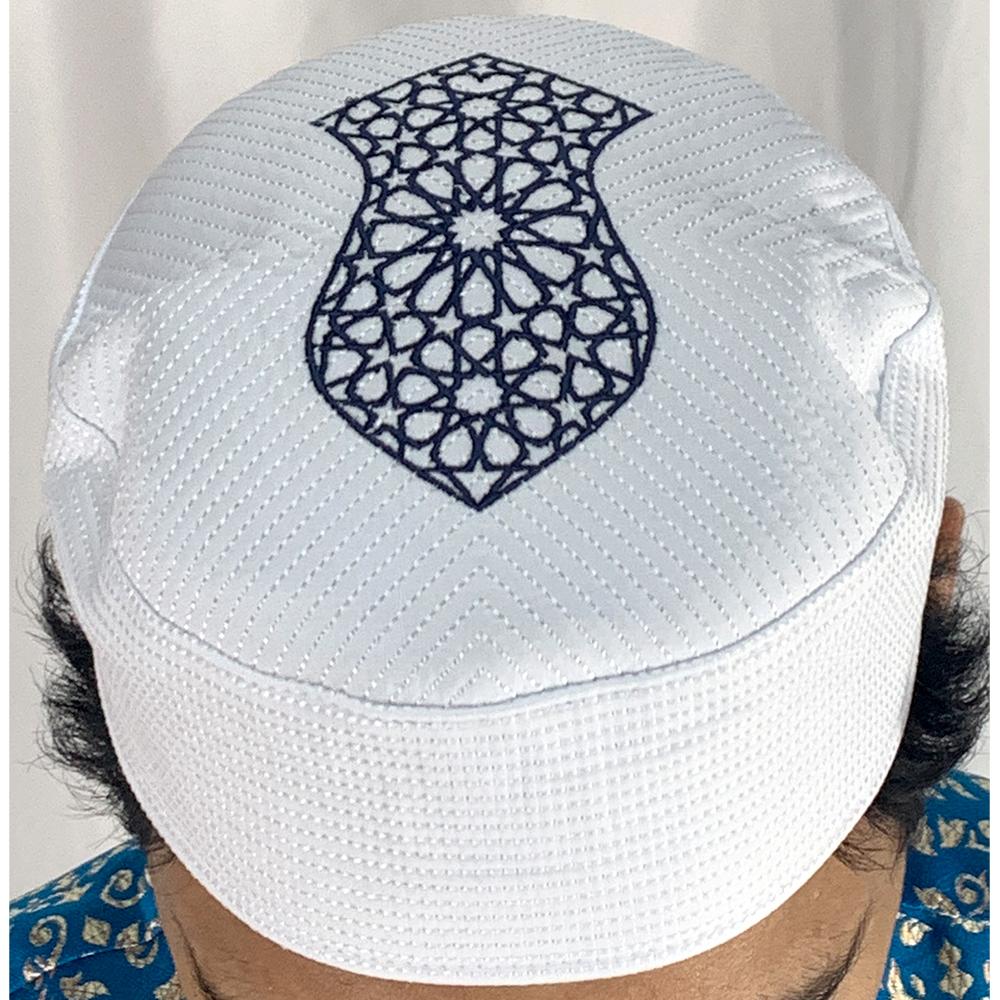 Embroidered  Kufi-almanaar Islamic Store