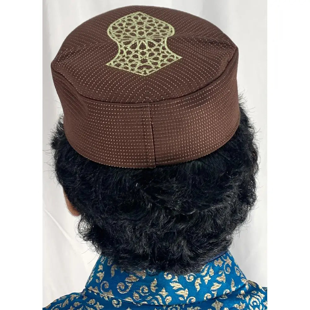 Embroidered  Kufi-almanaar Islamic Store